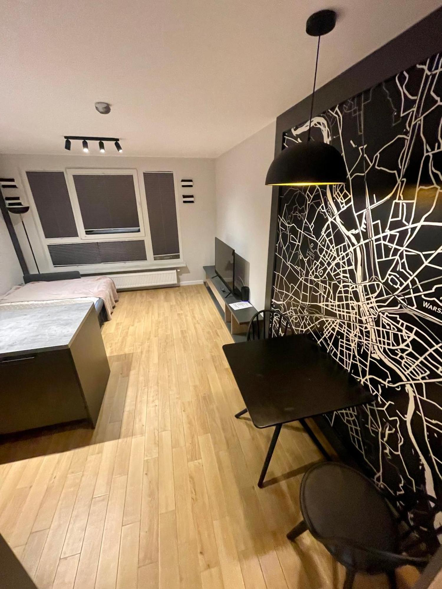 Ferienwohnung Time&House Pileckiego Przy Centrum Onkologi I Klinice Novum Apartament Na Wylacznosc Pokoj,Sypialnia,Lozko, Lazienka,Kuchnia Warschau Zimmer foto
